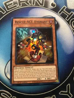 *** RESCUE-ACE HYDRANT *** SUPER RARE 1ST EDITION MZMI-EN076 YUGIOH! - Image 1