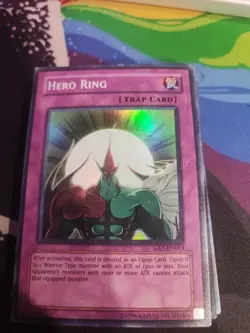 1x (HP) Hero Ring - GX1-EN003 - Super Rare - YuGiOh - Image 1