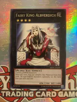 Yu-Gi-Oh! TCG Fairy King Albverdich REDU-EN049 RARE Unlimited LP-Excellent - Image 1