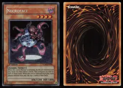 Necroface GLAS-EN090 EURO Secret Rare Gladiator's Assault 1st Edition Yu-Gi-Oh - Image 3