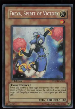 Freya, Spirit of Victory STON-EN064 STON Strike of Neos 1st Edition Yu-Gi-Oh - Image 1