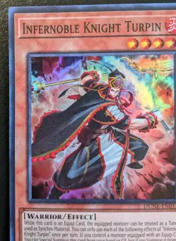 Infernoble Knight Turpin DUNE-EN014 1st Ed. Super Rare Duelist Nexus Yu-Gi-Oh! - Image 2