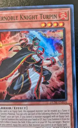 Infernoble Knight Turpin DUNE-EN014 1st Ed. Super Rare Duelist Nexus Yu-Gi-Oh! - Image 3