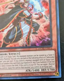 Infernoble Knight Turpin DUNE-EN014 1st Ed. Super Rare Duelist Nexus Yu-Gi-Oh! - Image 5