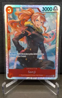 Sanji OP10-005 Royal Blood One Piece English TCG Super Rare SR - Image 1