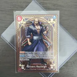 One Piece: A Fist of Divine Speed Silvers Rayleigh SP (ALT ART) OP09-005 NM - Image 1