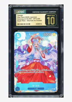 One Piece CGC 10 PRISTINE Yamato SR Alternate Art 2025 OP13-054 OP13 Japanese - Image 1