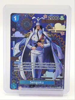 SENGOKU 2025 ONE PIECE SPECIAL ALTERNATE ART HOLO SSP #OP07-046 Q1404 - Image 1