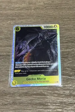 One Piece The Azure Sea's Seven Super Rare Gecko Moria OP14-104 English Foil - Image 1