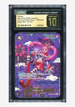 One Piece CGC 10 PRISTINE Perona SP Alternate Art 2025 OP06-093 OP14 Japanese - Image 1