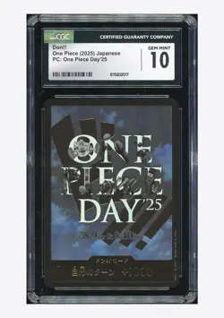 One Piece CGC 10 GEM MINT Don!! Promo 2025 OP Day'25 Japanese - Image 1