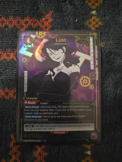 Union Arena Fullmetal Alchemist Lust UE09BT/FMA-1-090 SR* Foil - NM - Image 2