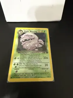 Pokemon Dark Weezing Holo Rare Card 14/82 Team Rocket NM - Image 1