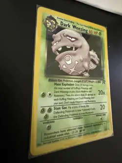 Pokemon Dark Weezing Holo Rare Card 14/82 Team Rocket NM - Image 2
