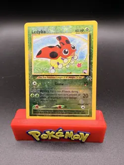 Ledyba 07/18 Southern Islands Reverse Holo - Mp- 2 Swirls 🌀 Pokemon Card -c - Image 1