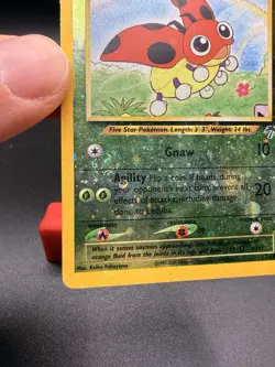 Ledyba 07/18 Southern Islands Reverse Holo - Mp- 2 Swirls 🌀 Pokemon Card -c - Image 2