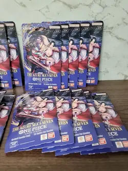 (20) One Piece Card Game OP-14 Sleeved Booster Pack Lot, New Sealed English - Image 3