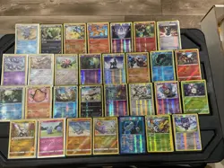 (30) Pokemon Cards Lot WOTC Vtg Holo STAMPED REVERSE Moltres Tyranitar Landorus - Image 1