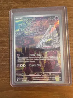 Pokemon TCG Scarlet/Violet Drowzee Base Set Illustration Rare Card 210/198 - Image 1
