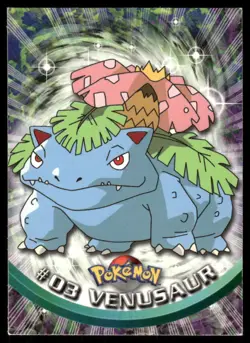 Pokemon Cards Venusaur #3 Topps Trading Cards Series 1 LP *1 - Image 1