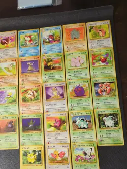 Japanese Jungle Pokemon Card Lot Set Vintage Collection 23 Cards Pikachu Eevee - Image 3