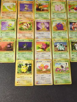 Japanese Jungle Pokemon Card Lot Set Vintage Collection 23 Cards Pikachu Eevee - Image 4