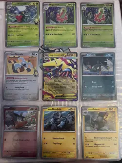 Pokemon TCG Binder Collection Sheets Of Mixed Card Lot - Image 5
