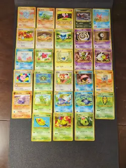 Japanese Neo Discovery Pokemon Card Lot Set Vintage Collection 28 Cards - Image 1