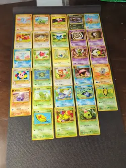 Japanese Neo Discovery Pokemon Card Lot Set Vintage Collection 28 Cards - Image 4