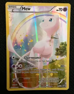 Mew XY110 X&Y Black Star Promo Full Art Holo Pokemon Card LP-NM - Image 1