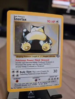 Pokemon Snorlax Jungle Holo Rare 11/64 Basic 90 HP Card 1999 Wizards English! - Image 1