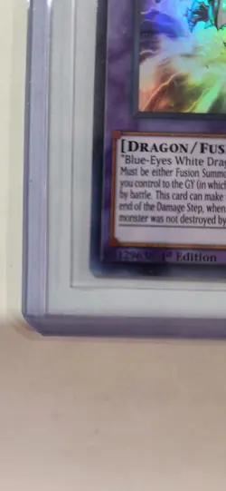 Yu-Gi-Oh! Blue-Eyes Twin Burst Dragon Card Holo 1st Edition GOLD TEXT LCKC-EN058 - Image 5