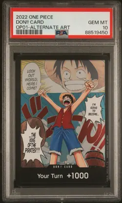 DON!! Card (Manga) (Alternate Art) Romance Dawn Foil - Image 1