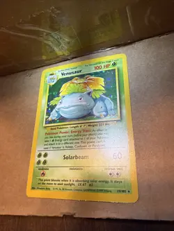 Pokemon Venusaur Base Set Holo Rare 15/102 English 1999 Wizards Card - Image 4