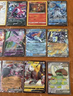 Pokemon 25 Card Lot Holo Promo Pikachu Arceus Venusaur & Snivy GX V Vstar - Image 4