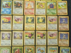 Pokemon Jungle Lot 35 Cards | Pikachu Jigglypuff | 1st Edition Cubone | LP-HP - Image 1