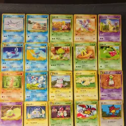 Japanese Neo Genesis Pokemon Card Lot Set Vintage Collection 34 Cards Pikachu - Image 2