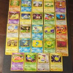 Japanese Neo Genesis Pokemon Card Lot Set Vintage Collection 34 Cards Pikachu - Image 3
