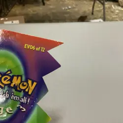 Gengar EV06 of 12 Topps Die Cut Blue Logo Pokemon Card - Image 3