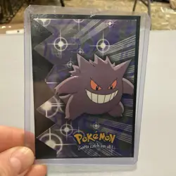Gengar EV06 of 12 Topps Die Cut Blue Logo Pokemon Card - Image 4