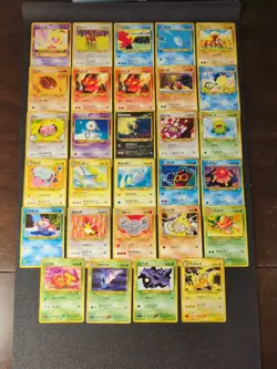 Japanese Neo Revelation Pokemon Card Lot Set Vintage Collection 29 Cards - Image 1