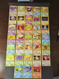 Japanese Rocket Pokemon Card Lot Set Vintage Collection Magikarp Charmander - Image 1
