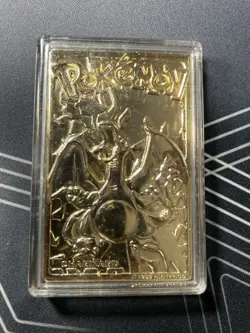 Pokemon 23K Gold Plated Charizard Trading Card 1999 Burger King - Image 1