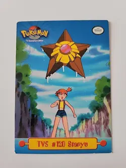 TV5 #120 Staryu- TV Animation Edition - Pokemon Topps Card - Image 1