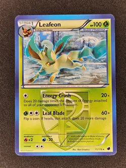 Leafeon 11/116 Plasma Freeze 2013 Pokemon Card English LP- - Image 1