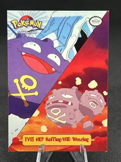 Pokemon Card - Koffing/Weezing TV13 - TV Animation Edition - Topps Series 1 - Image 1