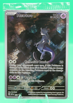 2023 SEALED Mewtwo Holo Black Star Promo Card SVP052 52 TCG CCG Pokemon Full Art - Image 1