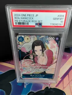 PSA 10 GEM MINT JAPANESE ONE PIECE 2024 Boa Hancock ST17-004 PRB Storage Box MQ - Image 1
