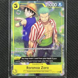 Roronoa Zoro OP10-113 Sealed One Piece Promo Learn Together Deck Set Sail Event - Image 3