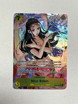 One Piece Nico Robin SR Alt Art AA EB03-055 Heroines edition English NM - Image 1